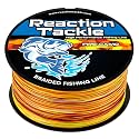 Reaction Tackle Colorfast Braid Line Fire Camo 40Lb 500Yd