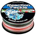 Reaction Tackle Colorfast Braid Line Mexico Camo 30Lb 500Yd