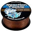 Reaction Tackle Colorfast Braid Line Timber Brown 8Lb 150Yd