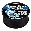 Reaction Tackle Colorfast Braid Line X8 No Fade Black 65Lb 3000Yd