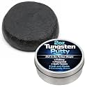 Reaction Tackle Tungsten Putty - Moldable Reusable Weight for Precision Weighting of Pinewood Derby Cars, Golf Clubs, Tennis Rackets, Fly Fishing Leaders and Fishing Rigs - 2 Oz (60g)