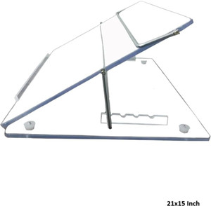 readat 1 compartments acrylic table top elevator writing desk 7mm thickness height adjustable 21x15 inch