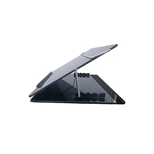 acrylic table top ps sheet elevator writing desk small size 16x12 inches 7mm thickness colour black smoke with height adjustable