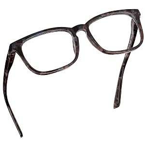 readerest blue light reading glasses - lightweight computer glasses wspring hinges - uv protection anti glare amp eye strain