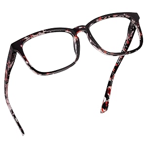 readerest blue light reading glasses - lightweight computer glasses wspring hinges - uv protection anti glare amp eye strain