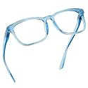 Readerest Blue Light Reading Glasses - Lightweight Computer Glasses w/Spring Hinges - UV Protection, Anti Glare &amp; Eye Strain