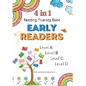 Reading Practice Book for Kids (Levels 1–4) | Learn to Read with Words, Phrases, Sentences & Short Stories | Phonics-Based Early Reader for Ages 3–6 | Beginner English Reading Skills Workbook