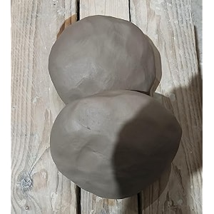 ready to use white burning natural high temperature ceramic clay for pottery wheel hand building sculpting upto cone 6 or 1200 degree celcius 48 kg
