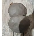Ready to Use White Burning Natural High Temperature Ceramic Clay for Pottery Wheel Hand Building Sculpting Upto Cone 6 or 1200 Degree Celcius (4.8 kg)