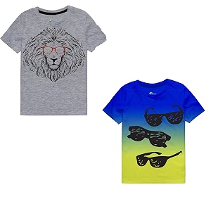 Real Basics Boys Regular TshirtPack of 2