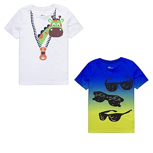 Real Basics Boys Regular TshirtPack of 2