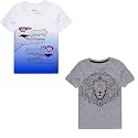 Real Basics Boy39s Regular TshirtPack of 2