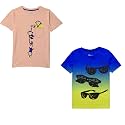 Real Basics Boy39s Regular TshirtPack of 2