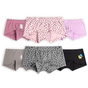 real basics girl39s cotton multicoluor boyshorts pack of 6