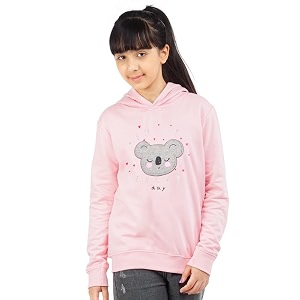 Real Basics Girls Cotton Hooded Sweatshirt Pack