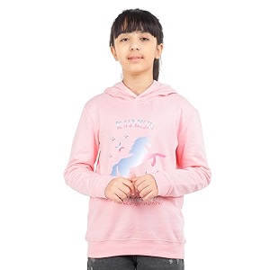 Real Basics Girls Cotton Hooded Sweatshirt Pack