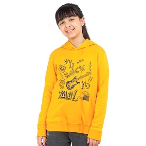 Real Basics Girls Cotton Hooded Sweatshirt Pack