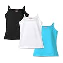 Real Basics Girls Regular Fit Cotton Full Slips (Set of 3)