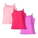 Real Basics Girls Regular Fit Cotton Full Slips (Set of 3)