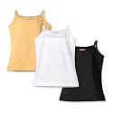 Real Basics Girls Regular Fit Cotton Full Slips (Set of 3)