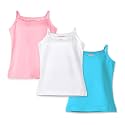 Real Basics Girls Regular Fit Cotton Full Slips (Set of 3)