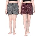 Real Basics Women's Regular Shorts (Pack of 2)