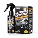 Real Ceramic Coating for Cars Polish (3.38 Fl Oz), Unmatched Shine Car Wax Coating Spray, No Pungent Smell, Quick Detailer Spray Wax, Lasts 50+ Washes Car Paint Sealant