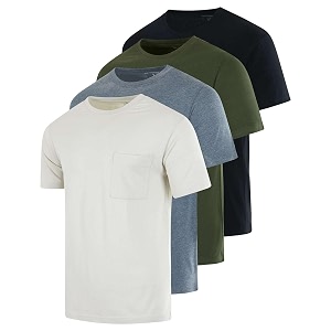 real essentials 3 pack mens casual long amp short sleeve cotton henley lightweight button t-shirt long sleeve - set