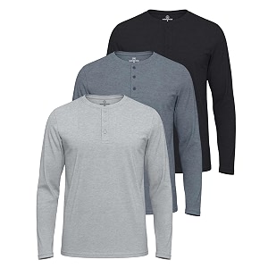 Real Essentials 3 Pack Mens Casual Long