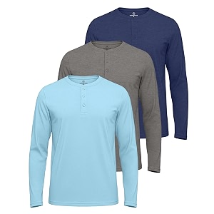 Real Essentials 3 Pack Mens Casual Long