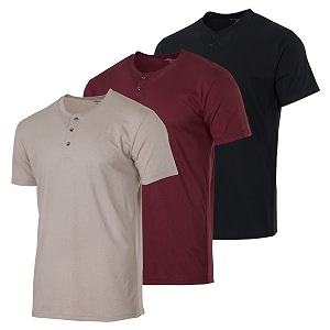 Real Essentials 3 Pack Mens Casual Long