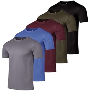 Real Essentials 5 Pack Mens Mesh Performance
