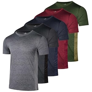 Real Essentials 5 Pack Mens Dry-Fit Moisture