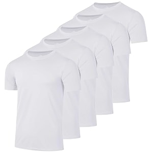 Real Essentials 5 Pack Mens Dry-Fit Moisture