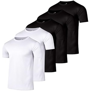 Real Essentials 5 Pack Mens Mesh Performance