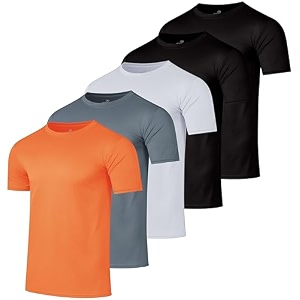 Real Essentials 5 Pack Mens Mesh Performance