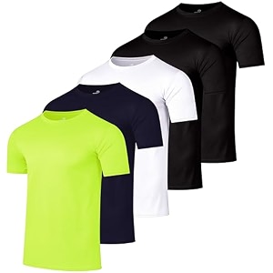 Real Essentials 5 Pack Mens Mesh Performance