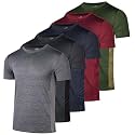 Real Essentials 5 Pack Mens Dry-Fit Moisture