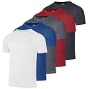 Real Essentials 5 Pack Mens Dry-Fit Moisture