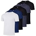Real Essentials 5 Pack Mens Dry-Fit Moisture