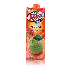 real fruit power juice - guava 1l carton