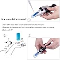 Real Instruments 0 To 100 PPT Salinity Refractometer For Seawater And Marine Fishkeeping Aquarium With Automatic Temperature Compensation ATC