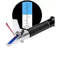 Real Instruments 0-80% V/V Alcohol Refractometer Handheld Brix Meter For Spirit Alcohol Volume Percent Measurement With Automatic Temperature Compensation for Distilled Beverages, Whiskey, Vodka, Gin