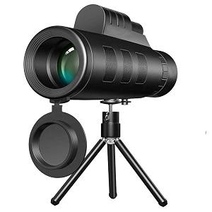 real instruments 40x60 magnification zoom hdmonocular for adults and childrenhigh power telescope gadget with built-in compass