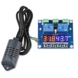 real instruments digital led display temperature controller with thermostat control switch ntc sensor probe for egg incubator xh-m452