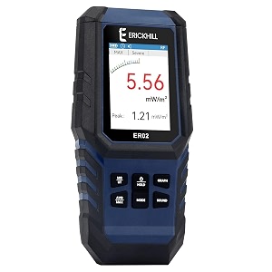 real instruments emf meter electromagnetic radiation testerhand-held mini digital backlight lcd emf detector sound and light alarm great tester for home emf inspections office outdoor er02