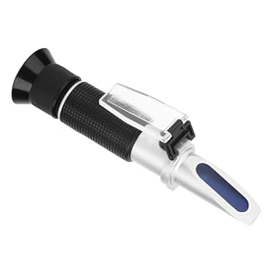 real instruments hand refractometer 45-82 brix professional grade optical hand held refractometer sugar type for syrup jelly jam low volume 45 to 82 brix sugar content testing equipment
