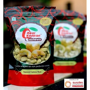 real konkan whole crunchy cashews 39premium w32039 amazon product - 250 gms