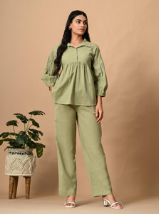 REAL LADY Top Pant Co-ords Set