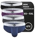 Real Men Ares-Ascent Low-Rise Pouch Bikini Brief - ABCD Custom Pouch Size - Waist XS-5XL